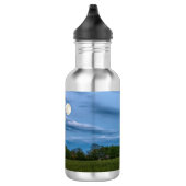 Super Flower Moon Over een Barn Water Flacon Waterfles (Rechts)