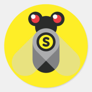 Super Fly Ronde Sticker