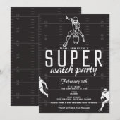 Super Football Game Day Sportkijkfeest Kaart (Voorkant / Achterkant)