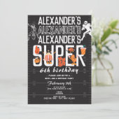 Super Football Game Sportverjaardagsfeestje Kaart (Staand voorkant)