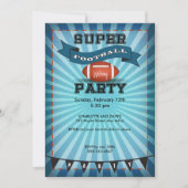 Super Football Game Watching Party Kaart (Voorkant)