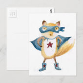 Super Fox. Briefkaart (Voorkant / Achterkant)