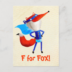Super Fox Briefkaart