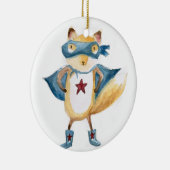 Super Fox. Keramisch Ornament (Rechts)