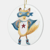 Super Fox. Keramisch Ornament (Links)