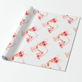 Super Franse Bulldog Cadeaupapier