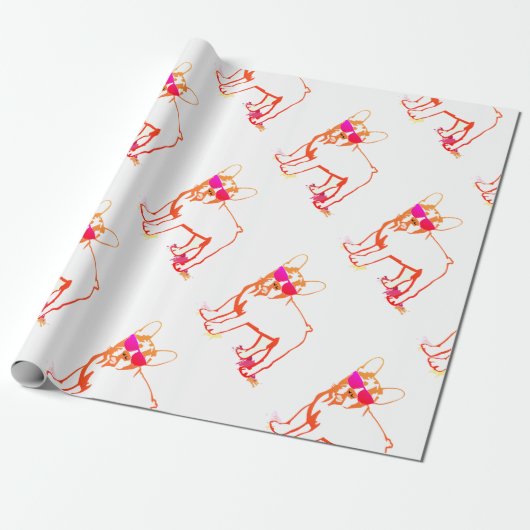 Super Franse Bulldog Cadeaupapier (Uitgerold)