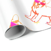 Super Franse Bulldog Cadeaupapier (Rol Hoek)