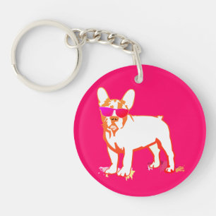 Super Franse Bulldog Sleutelhanger