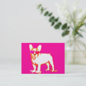 Super Frenchie Bulldog Visitekaartje (Staand voorkant)