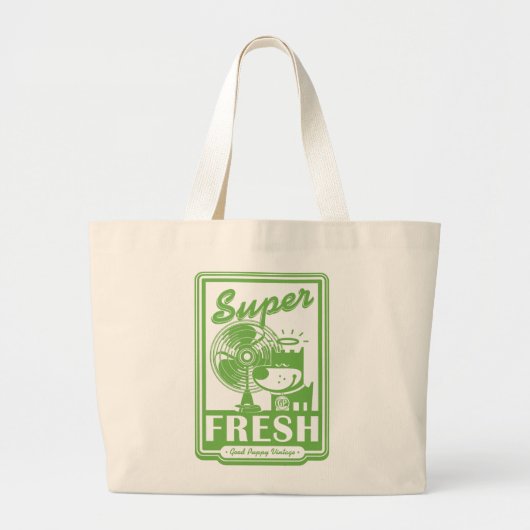 SUPER FRESH GROTE TOTE BAG (Voorkant)