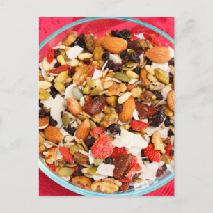 Super Fruit en Nut Mix Briefkaart