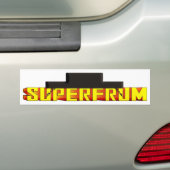 Super Frum Bumpersticker (Op auto)