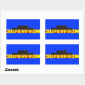 Super Frum Rechthoekige Sticker (Vel)