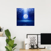 Super full-moon zee poster (Thuiskantoor)