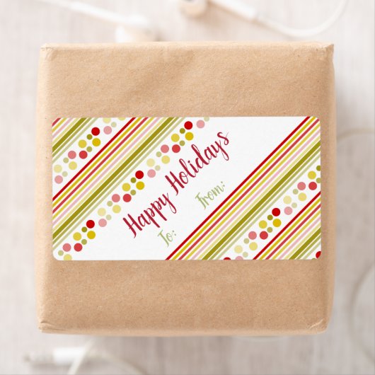 Super Fun en Playful Holiday Gift Labels (Insitu)