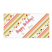 Super Fun en Playful Holiday Gift Labels (Voorkant)