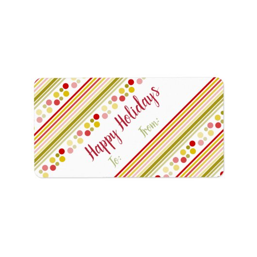 Super Fun en Playful Holiday Labels (Voorkant)