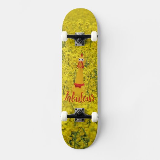 Super Fun Fabulous Chicken Skateboard! Persoonlijk Skateboard (Voorkant)