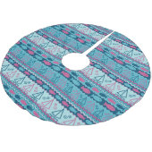 Super Fun Fish and Sailboat Pattern Kerstboom Rok (Gekanteld)