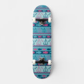 Super Fun Fish and Sailboat Pattern Skateboard (Voorkant)
