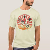 Super Fun Happy Bike Burnout T-shirt (Voorkant)