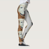 Super Fun Painted Golden Retriever Leggings (Rechts)