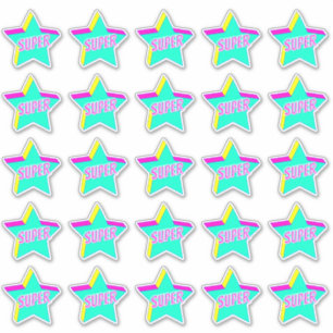 Super Fun Star Teacher Reward Commentaar Stickers