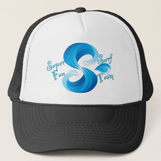 Super Fun Surf Team Dome Protection Trucker Pet (Voorkant)