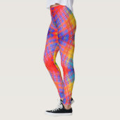 Super Funky Abstracte Regenboog Leggings (Links)