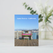 Super Funky Santa Monica Briefkaart! Briefkaart (Staand voorkant)