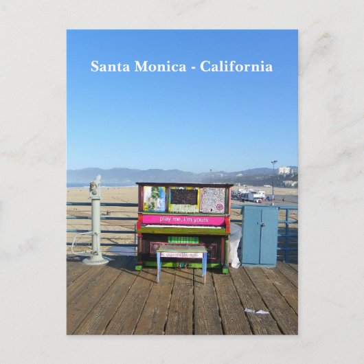 Super Funky Santa Monica Briefkaart! Briefkaart (Voorkant)
