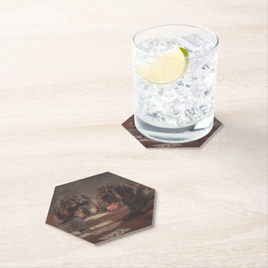 Super gaf teckel onderzetters (Insitu)