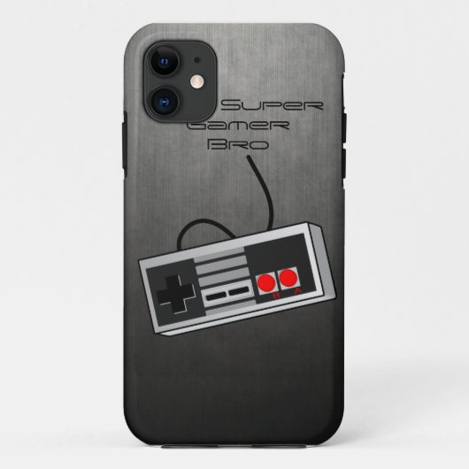 Super Gamer Bros. iPhone Hoesje (Achterkant)