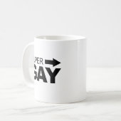 Super Gay (2) Koffiemok (Voorkant links)