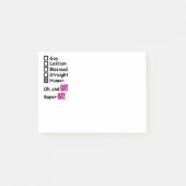 Super Gay Post-it® Notes (Voorkant)