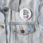 Super Gay Ronde Button 5,7 Cm (In situ)