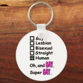 Super Gay Sleutelhanger (Voorkant)