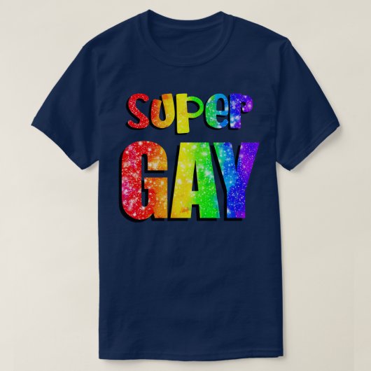 Super Gay T-shirt (Design voorkant)