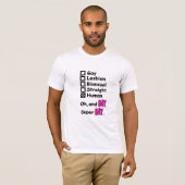 Super Gay T-shirt (Voorkant volledig)