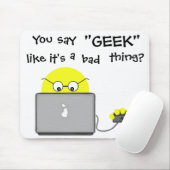 Super Geek Tech Computer Mousepad Muismat (Met muis)