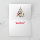 Super Gekke Duck en viskerst Feestdagen Kaart (Binnen)