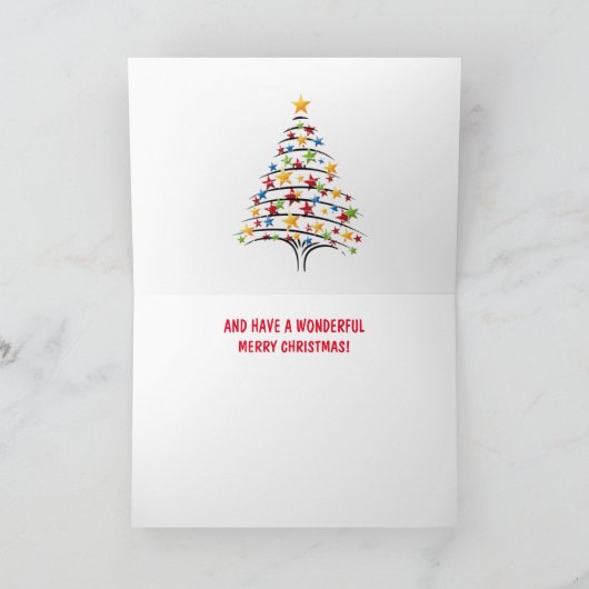 Super Gekke Duck en viskerst Feestdagen Kaart (Binnen)