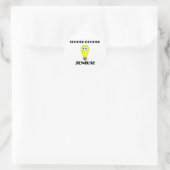 Super Geniaal? Ronde Sticker (Tas)
