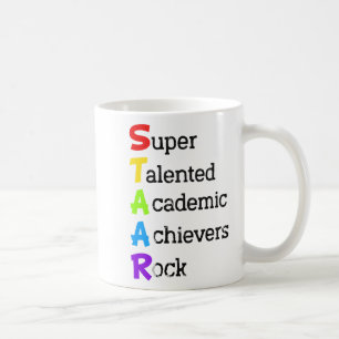 Super getalenteerde academische uitvoerders Rock F Koffiemok