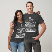 Super Geweldige papa in actie (Hipster Style) Donk T-shirt (Unisex)