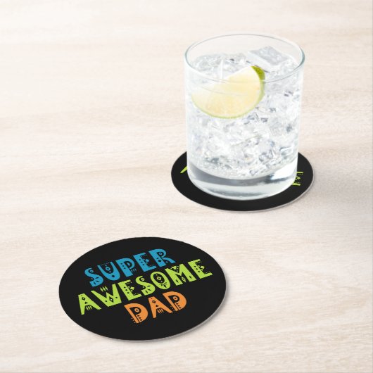 Super Geweldige Papa Vaderdag | ONDERZETTER (Insitu)