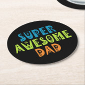 Super Geweldige Papa Vaderdag | ONDERZETTER (Gebogen)