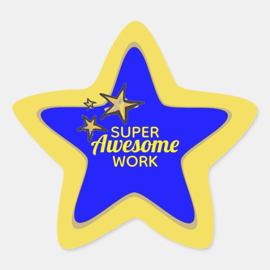 Super Geweldige Werk Stickers (Voorkant)