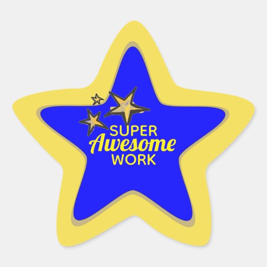 Super Geweldige Werk Stickers (Voorkant)